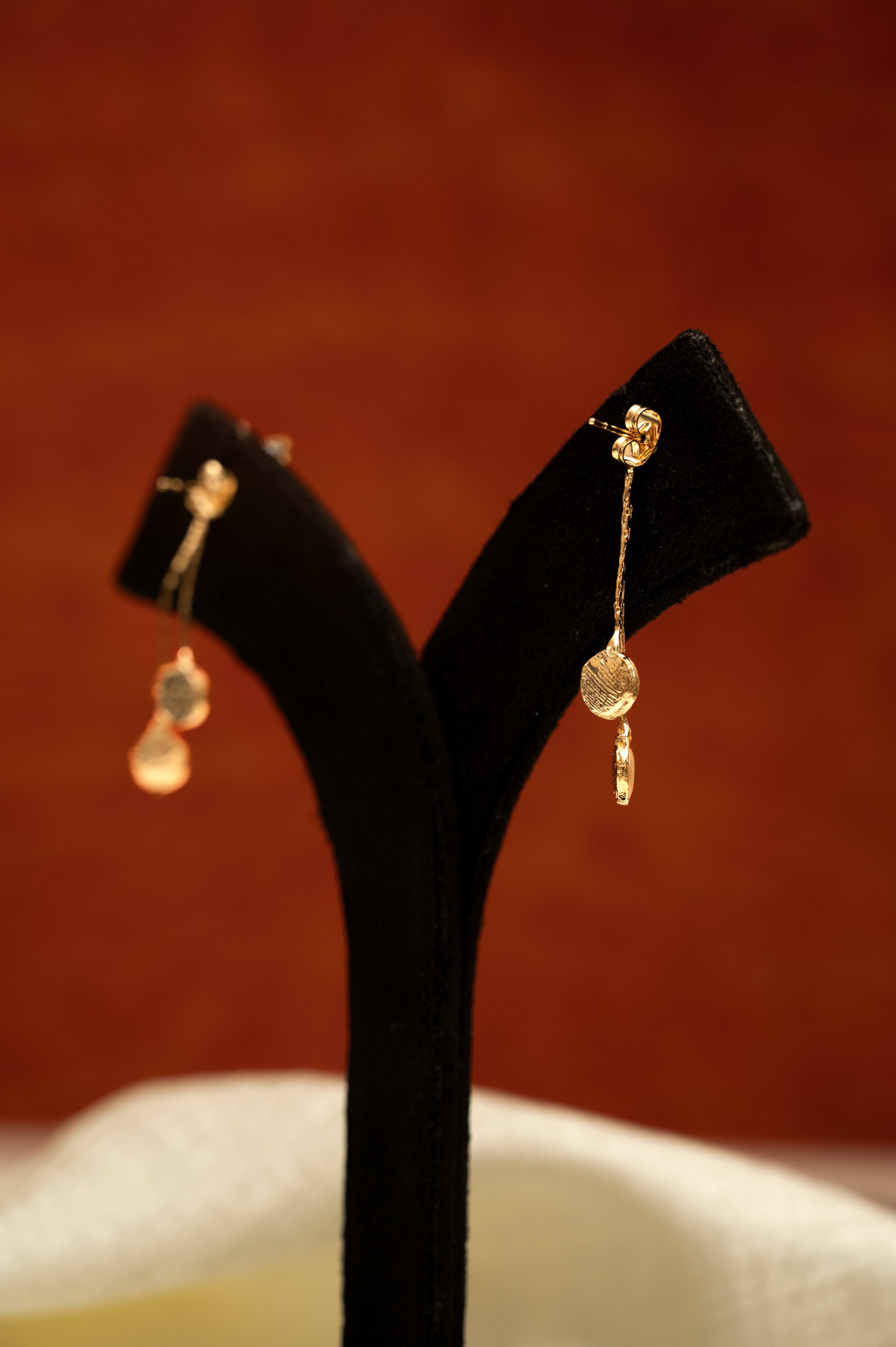 Petal Front Back Drops Cubic Zirconia Alloy Drops & Danglers