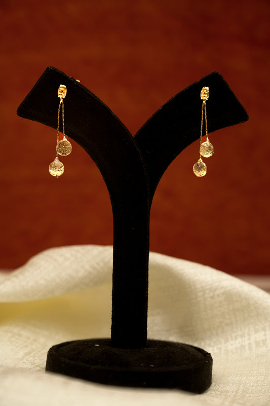 Petal Front Back Drops Cubic Zirconia Alloy Drops & Danglers
