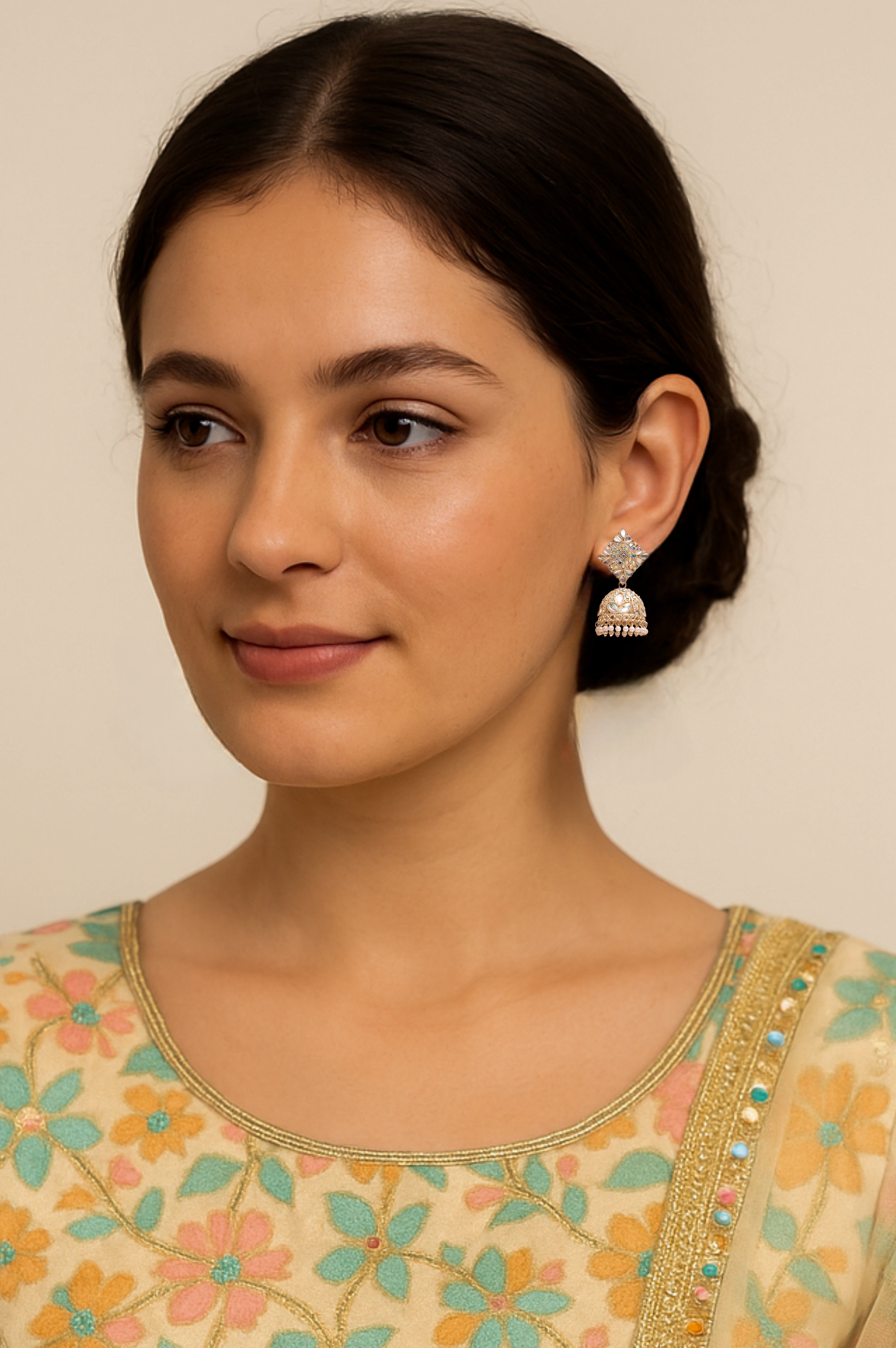 Brass Jhumki Earring, Drops & Danglers ZJO65-07